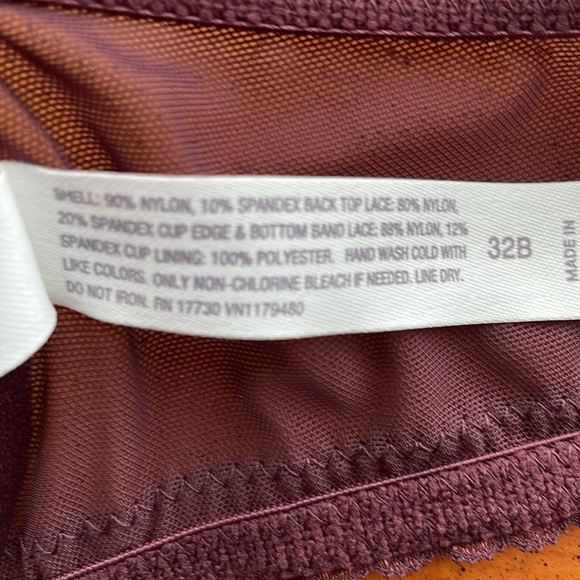 Auden Racerback Bra - Plum - Picture 11 of 12